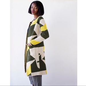 Geometric Cardigan